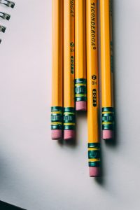 pencils with erasers